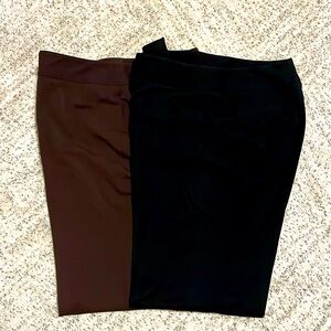 Nine West sz 10 inseam 31”straight leg double button closure Smoke/Pet free free